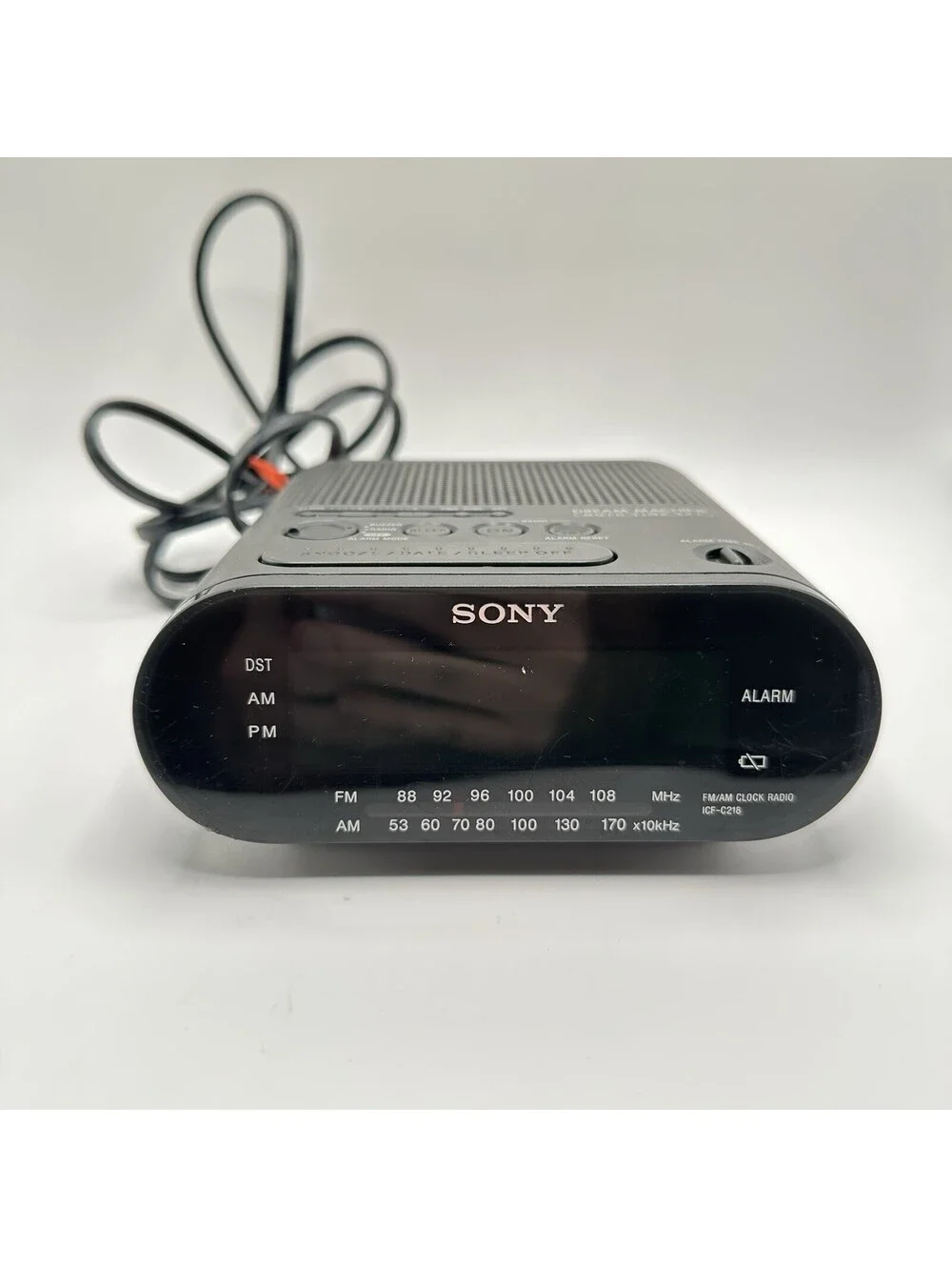 Sony Dream Machine Model ICF-C218 AM/FM Dual Alarm Clock Radio Tested & Works